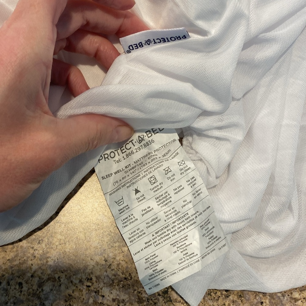 Protect A Bed Sleep Well King 2 Pillow Protectors Mattress Protector-PARTIAL KIT - Picture 13 of 17